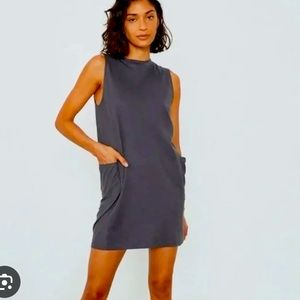 Lunya Cool Paneled Sleeveless Short Dress size Large